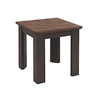 Contemporary Outdoor Serving End Table