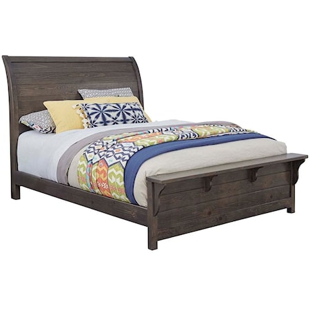 Transitional King Bed