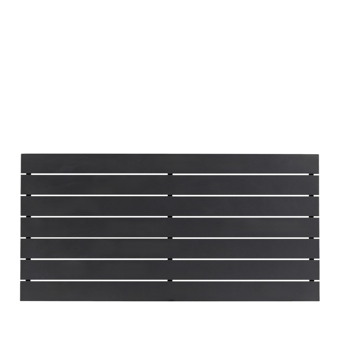 47" Rect. Aluminum Block-Leg Coffee Table