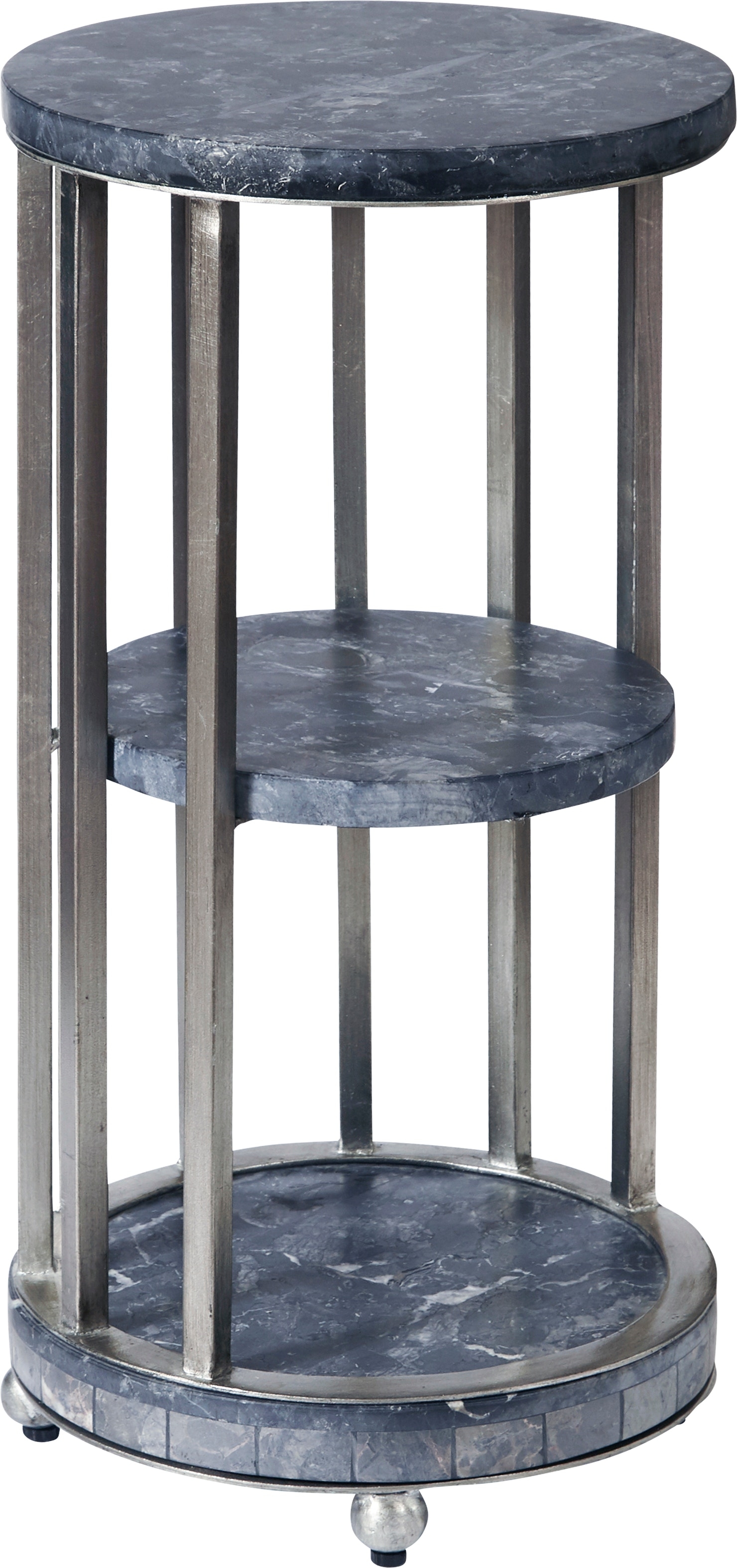 Marble and Metal Spot Table