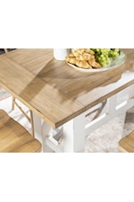 Trisha Yearwood Home Collection by Legacy Classic XXX's and OOO's Farmhouse Trestle Dining Table