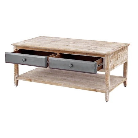 Bali Four Drawer Cocktail Table