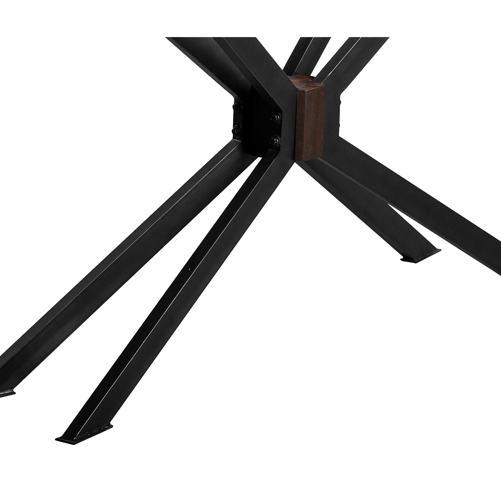 Armen Living Pirate- Console Table with X Legs