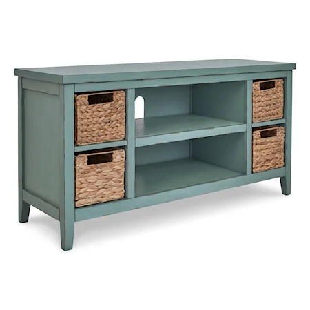 Teal 47" TV Stand