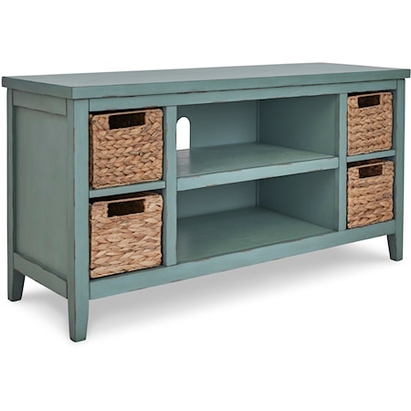 Teal 47" TV Stand