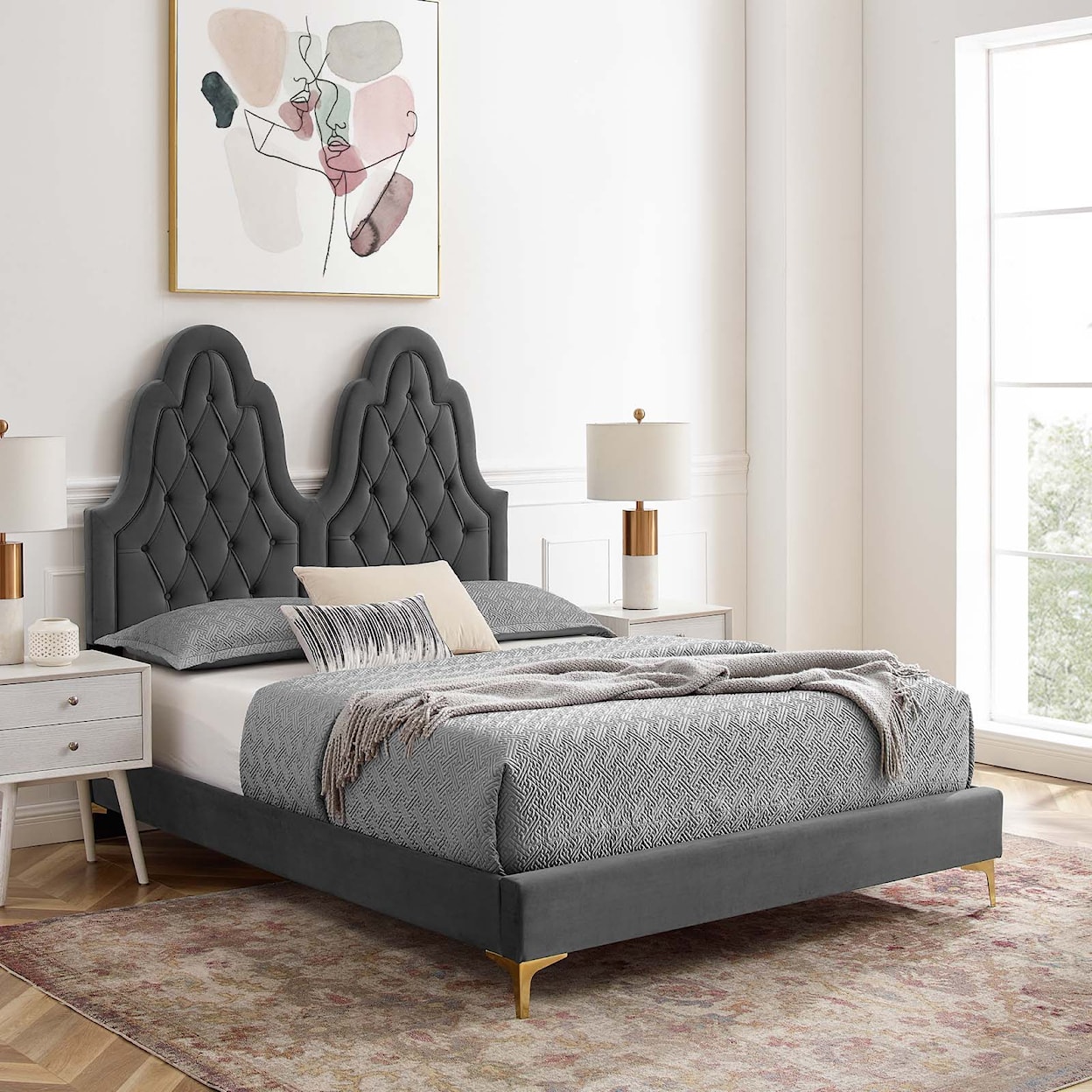 Modway Alexandria King Platform Bed