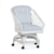 Shown in fabric 6290-64 and Frost White finish.