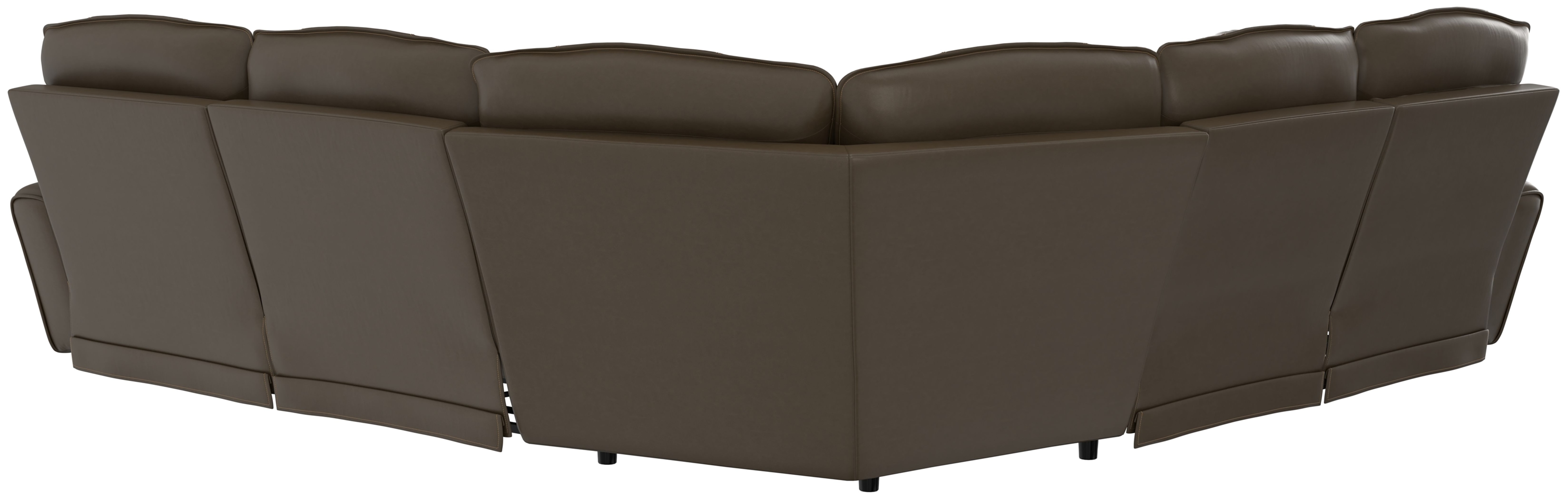 5-Piece Sectional with Three Power Recliner