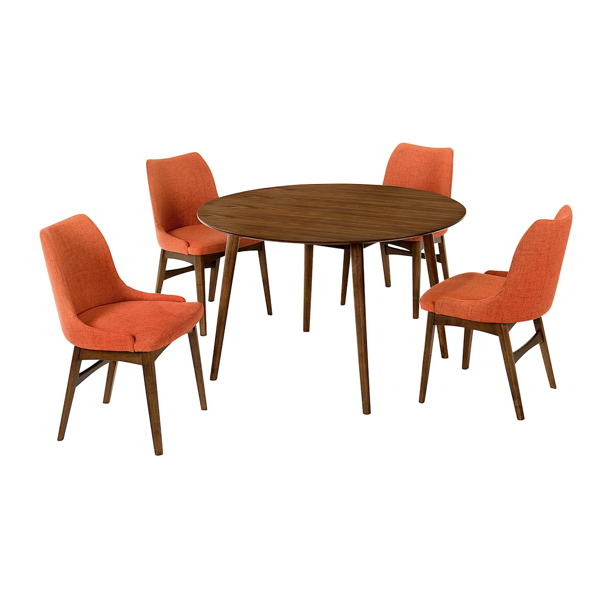 Armen Living Arcadia/Azalea 5-Piece Dining Set