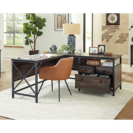 Steel River L-Shaped Desk