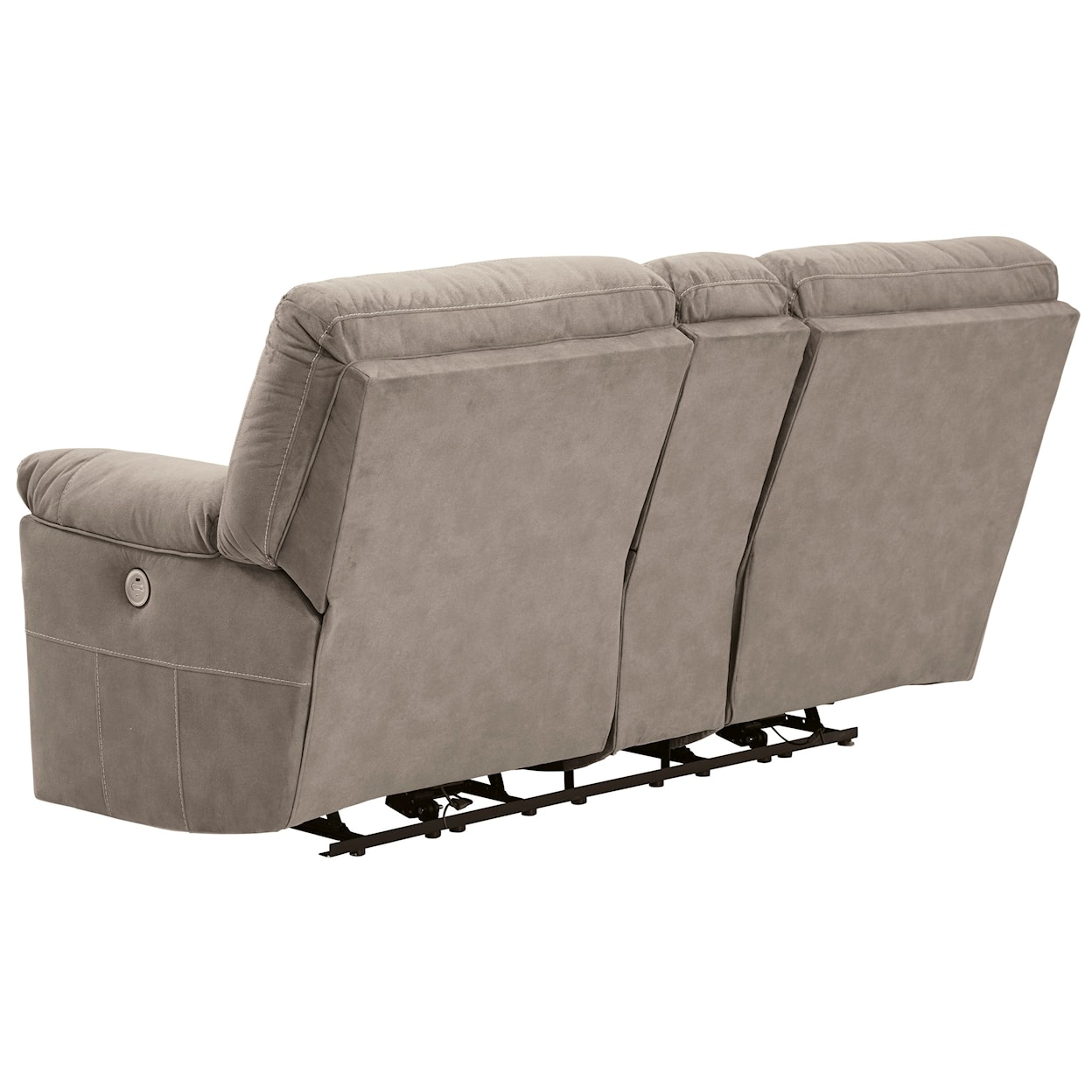 Ashley Cavalcade Double Reclining Power Loveseat with Console