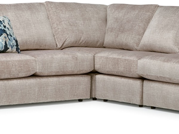 5-Seat Sectional Sofa w/ LAF Ottoman Piece