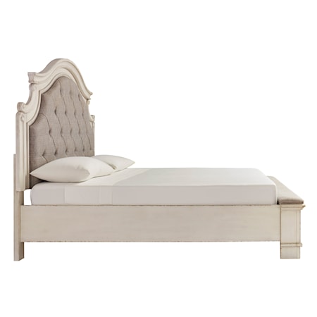 Queen Upholstered Storage Bed