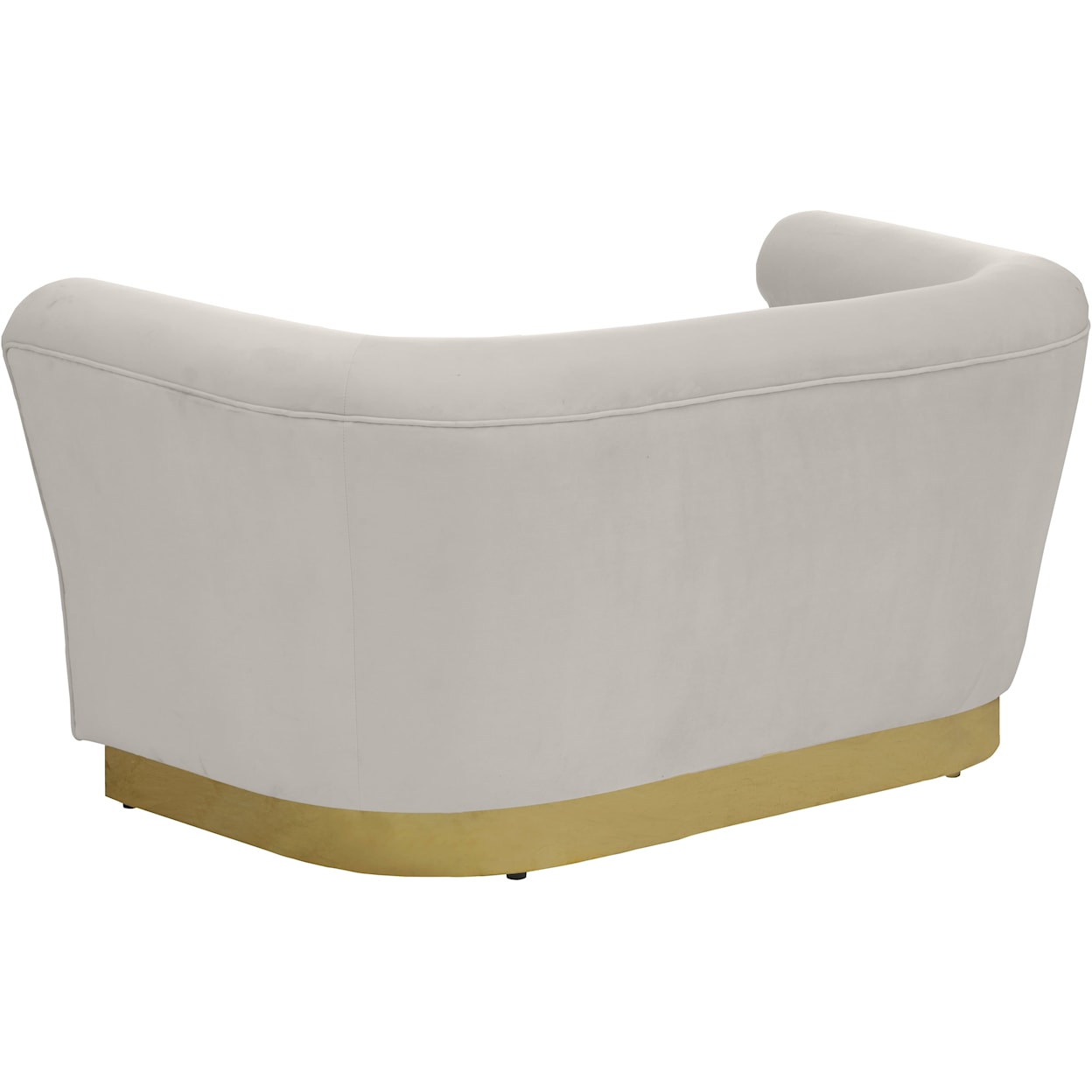 Meridian Furniture Bellini 3-Piece Cream Velvet Living Room Group