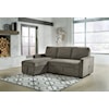 Signature Design Kerle 2-Piece Sectional with Pop Up Bed