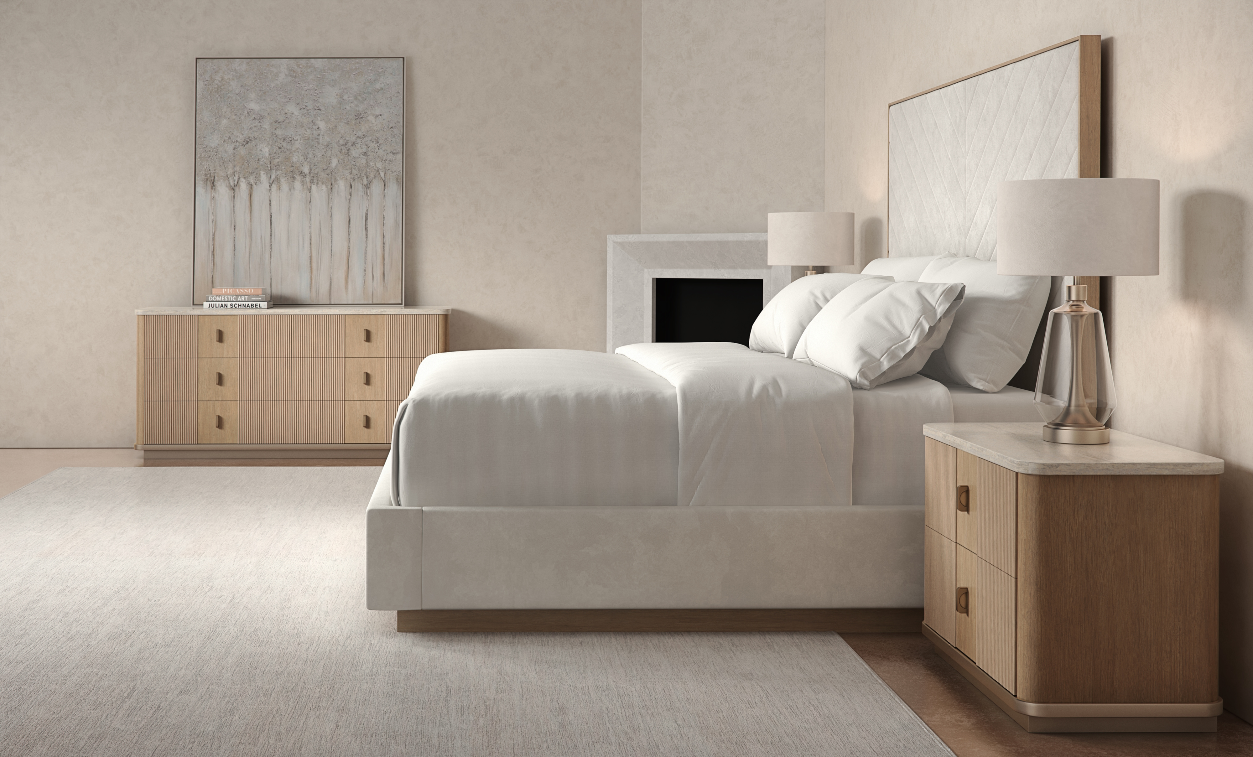 Meet U In The Middle Queen Bed