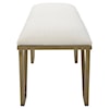 Uttermost Farrah Farrah Geometric Bench