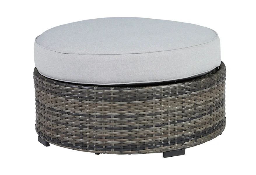 Harbor Court Ottoman with Cushion by Signature Design by Ashley at Miller Waldrop Furniture and Decor