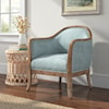 Accentrics Home Accent Seating Wood Frame Accent Chair