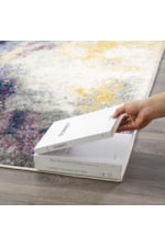 Modway Entourage Samira Distressed Vintage Floral Persian Medallion 8x10 Area Rug