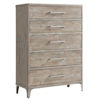 Contemporary Rustic 5-Drawer Chest