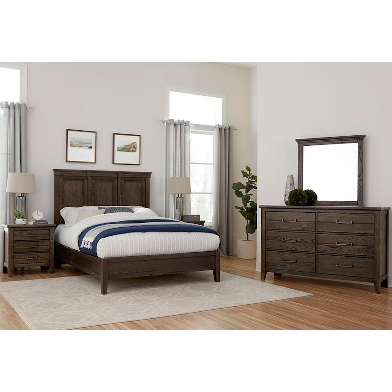 Laurel Mercantile Co. Passageways California King Low-Profile Bed