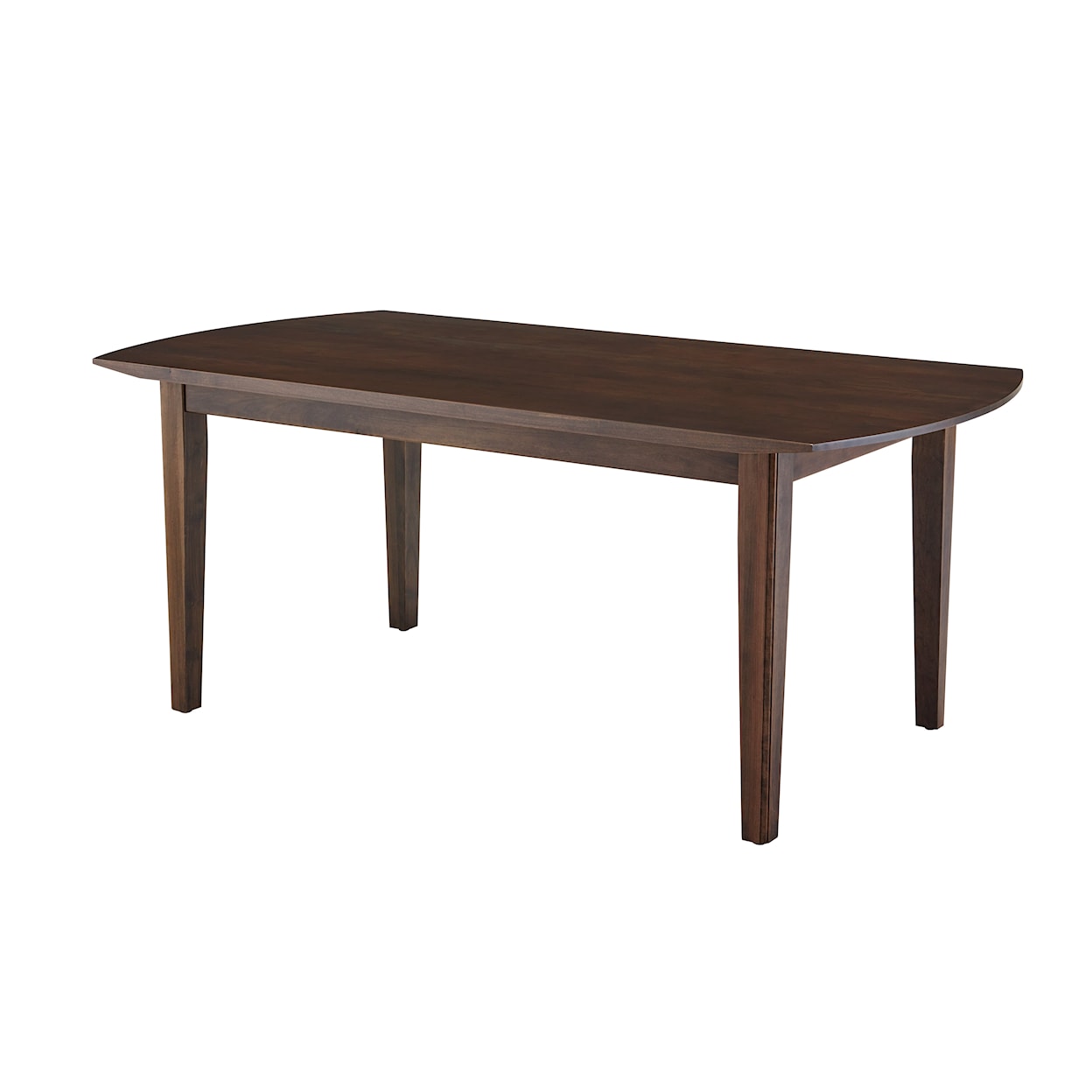 Virginia House Crafted Cherry - Dark Rectangular Surfboard Table