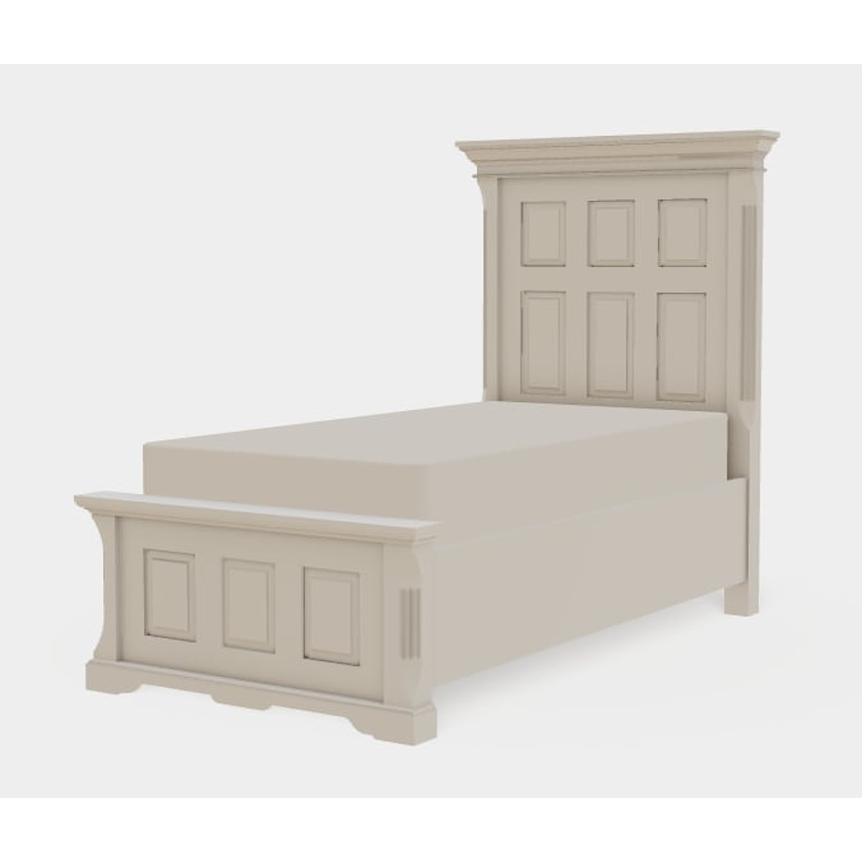 Mavin Longmeadow Twin XL Panel Bed Left Drawerside