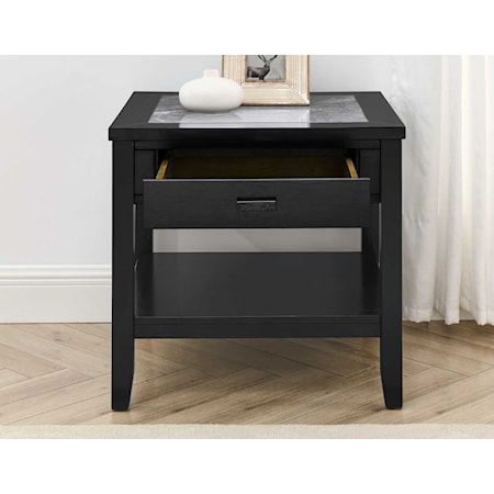 End Table with Storage