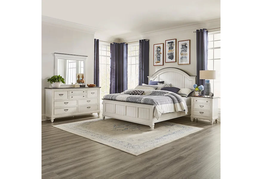 Allyson Park 4-Piece King Bedroom Set by Liberty Furniture at Coconis Furniture & Mattress 1st