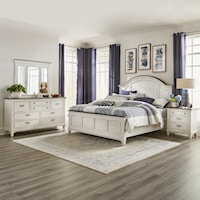 Cottage Style  4-Piece King Bedroom Set