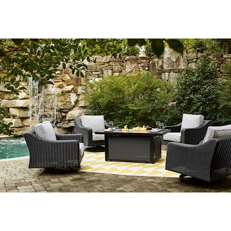 Outdoor Fire Pit Set