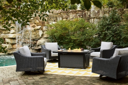 Outdoor Fire Pit Set