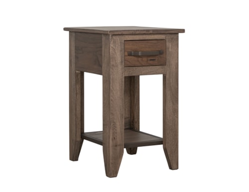 Transitional Chairside Table