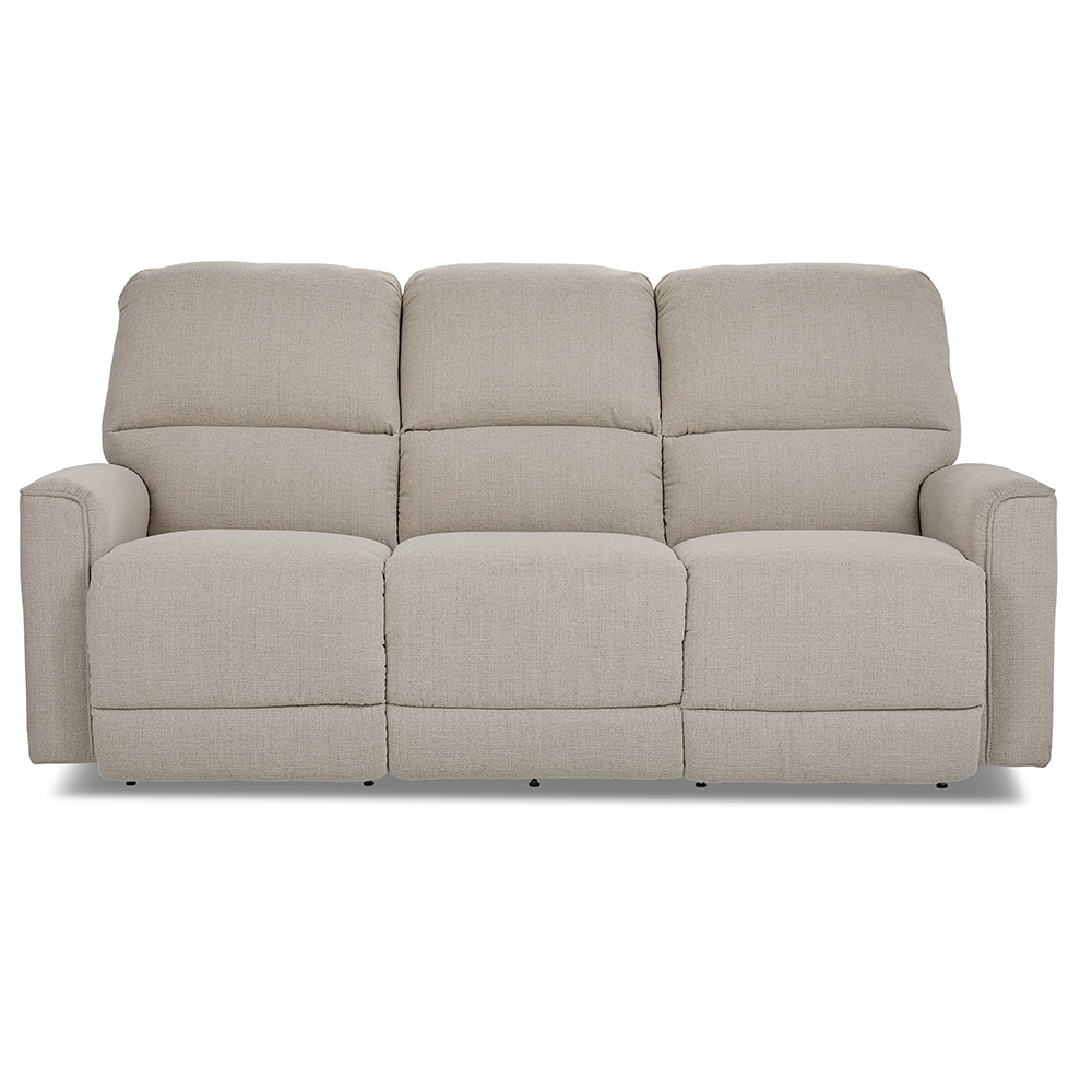 Power Reclining Sofa w/ Headrest &amp; Lumbar