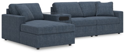 4-Piece Sectional With Chaise