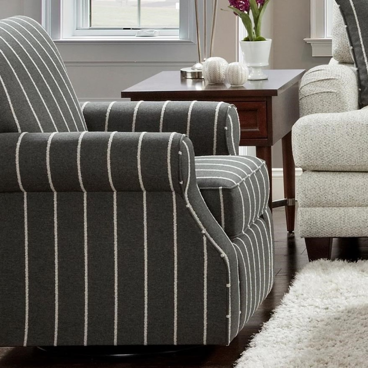 Fusion Furniture 4480-KP BASIC BERBER Swivel Chair