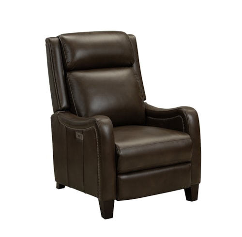 Transitional Power Recliner with Power Headrest