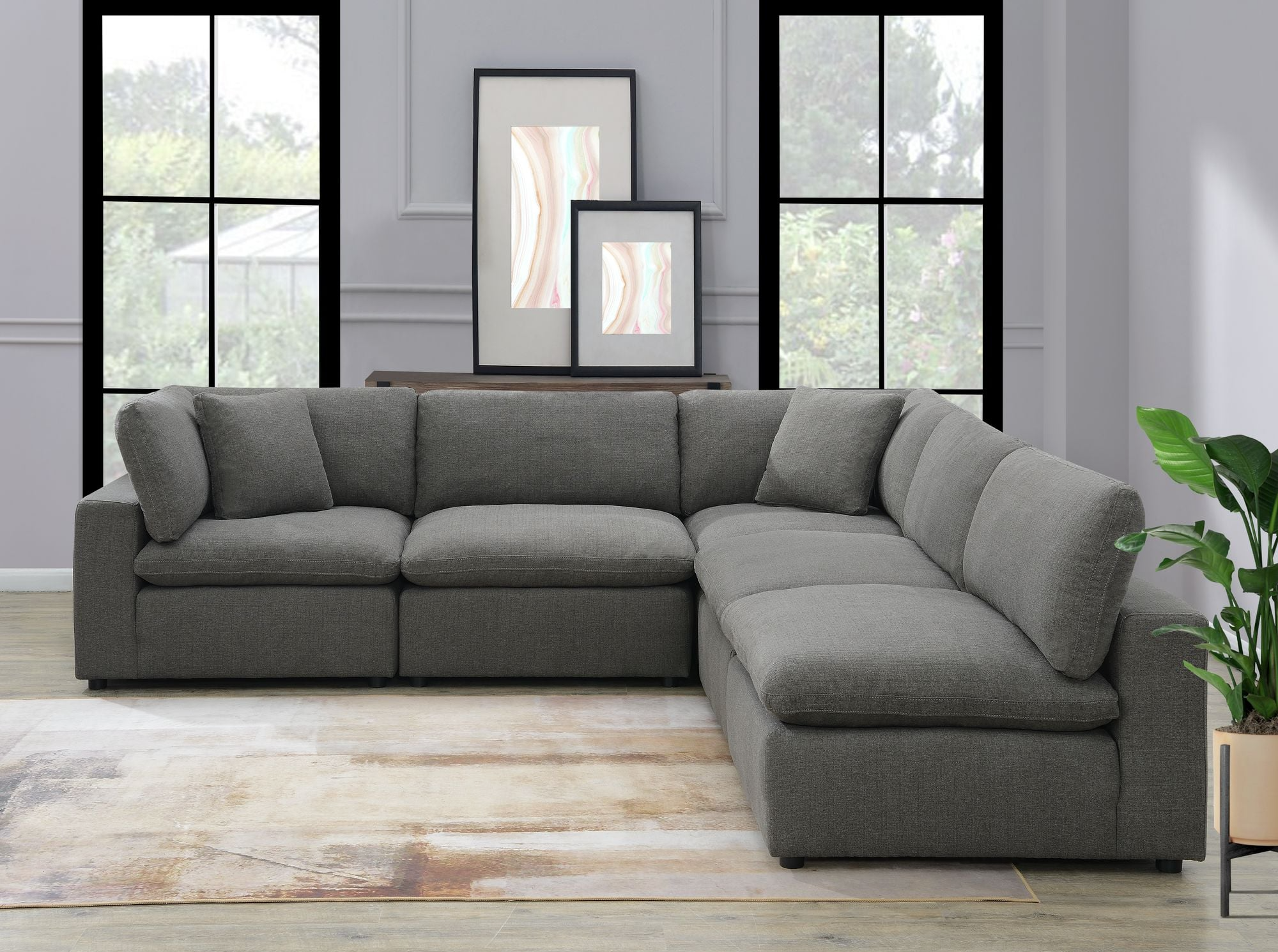 5-Piece Sectional Sofa