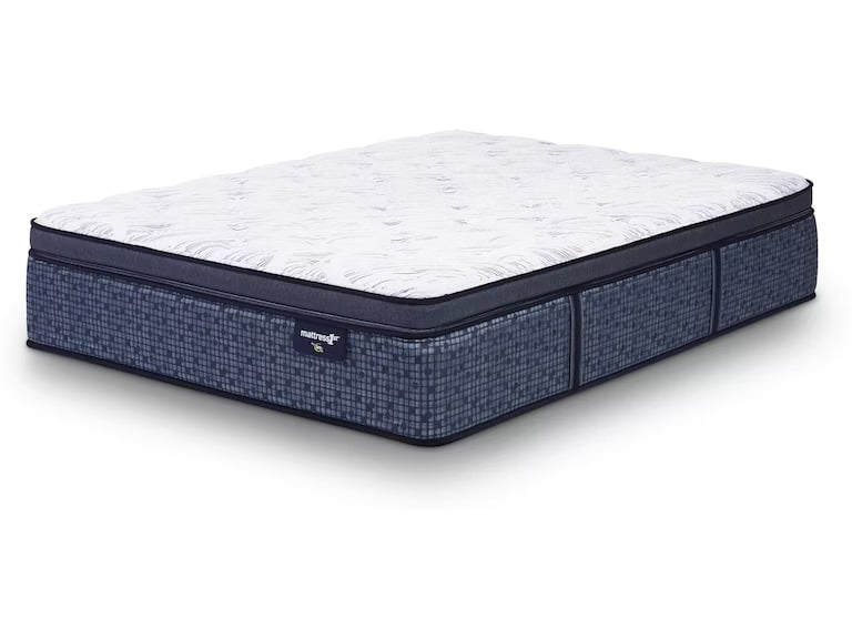 Serta Ellawood Plush PT BDCMA5960543 Queen Plush Pillow Top Mattress with Gel Enhanced Memory Foam Fashion Furniture Matt Mattress