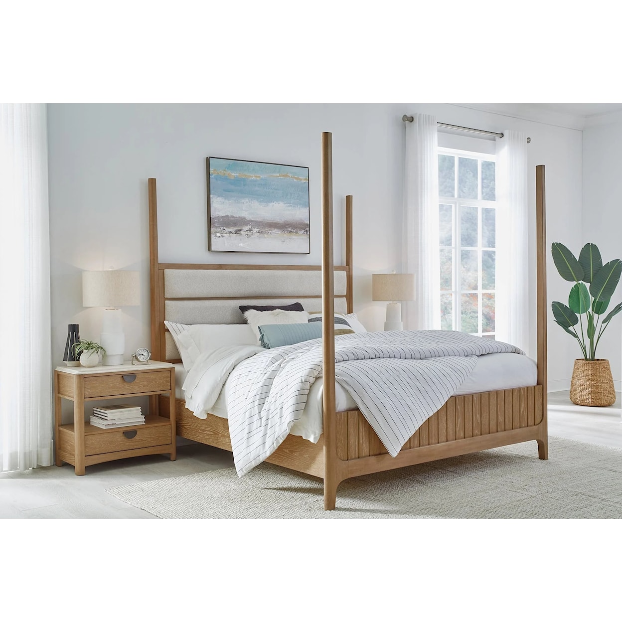 Paramount Furniture Escape Queen Poster Bed