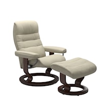 Large Opal Classic Chair & Ottoman