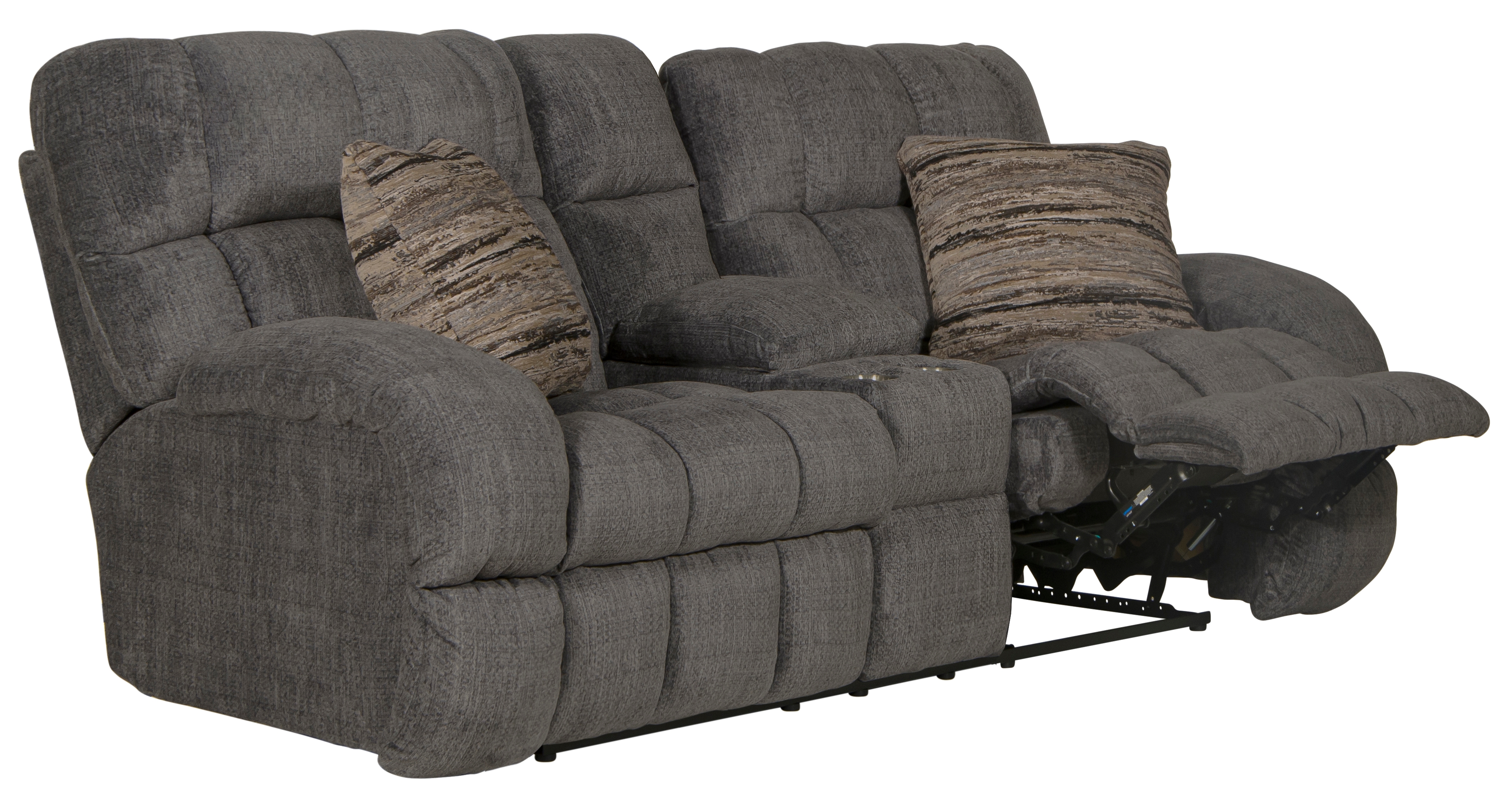 Catnapper Ashland Lay Flat Manual Reclining Console Loveseat