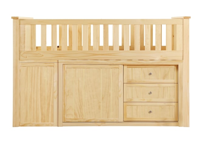 Homelegance Bartly Twin Low Loft Bunk