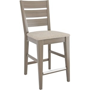 Transitional Customizable Bar Stool