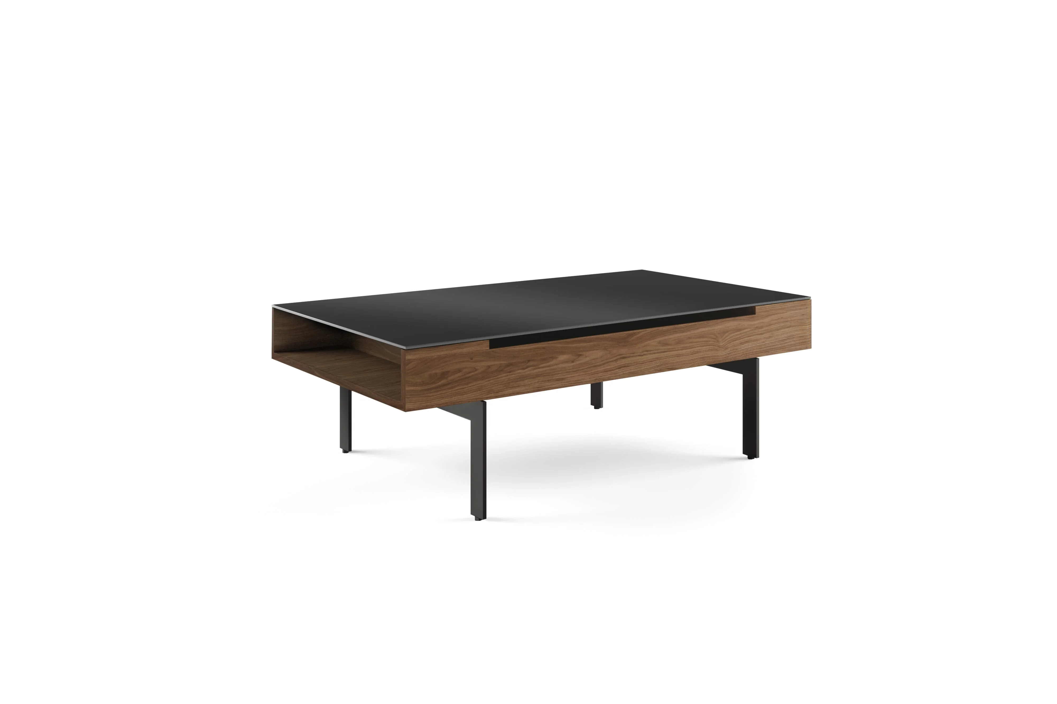 BDI Reveal 1192 WL Contemporary Lift Top Coffee Table with Glass Top ...