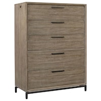 Transitional Chest with Pullout Valet Rods