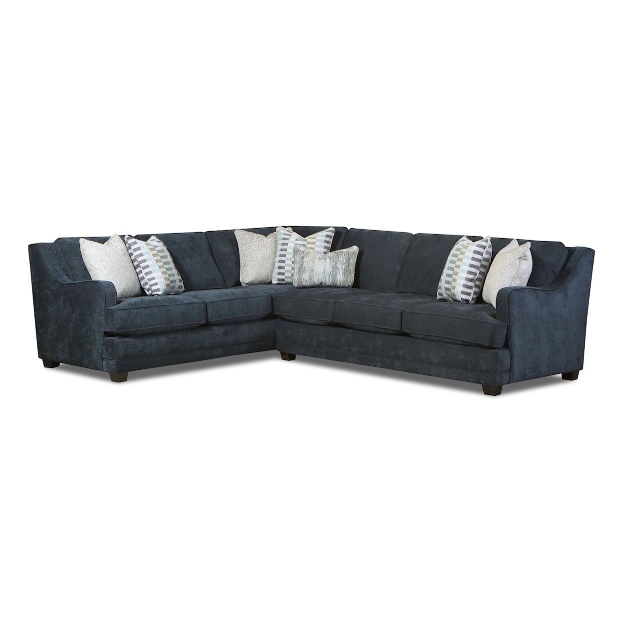 Fusion Furniture 7000 ELISE INK 2-Piece Sectional