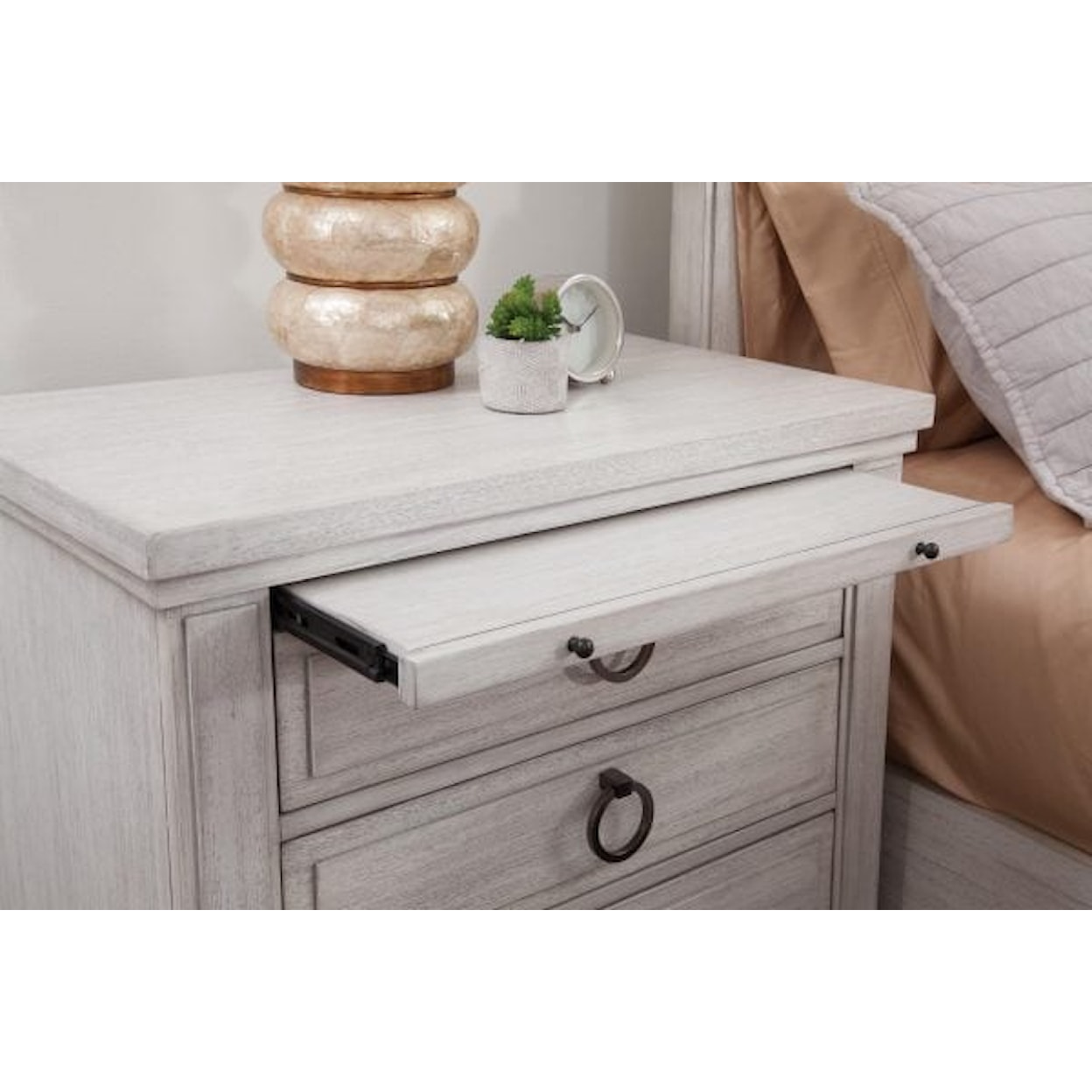 American Woodcrafters Salter Path 3-Drawer Nightstand