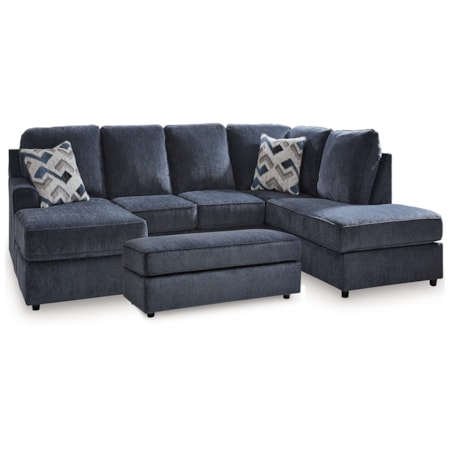 2-Piece Sectional And Ottoman